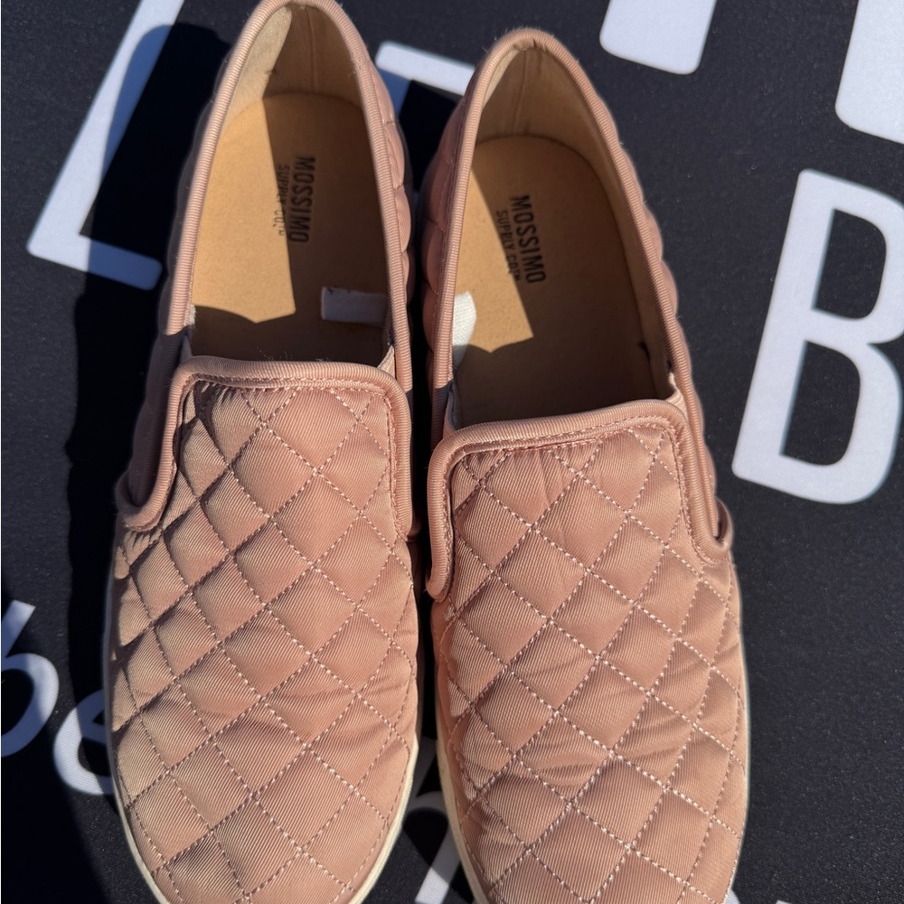 Mossimo Supply Co. Women's Quilted Slip-On Sneakers - Blush